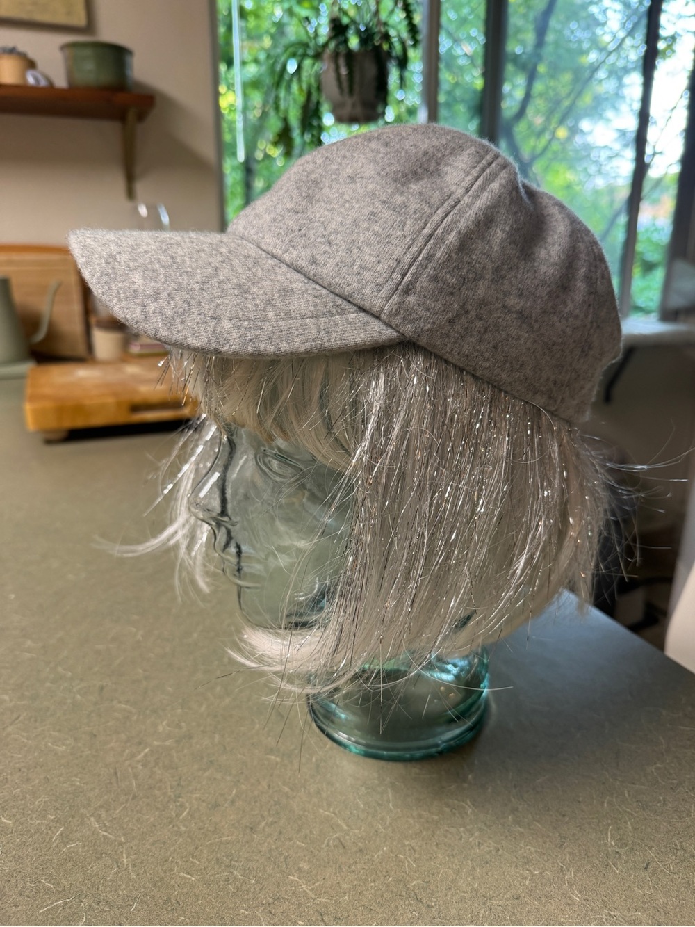 H&M Heather Gray Wool-Blend Cap